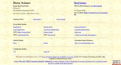 Desktop Screenshot of horsescience.com